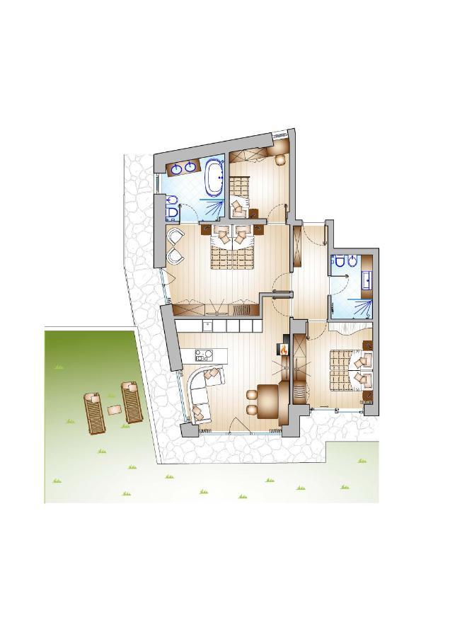 Ferienwohnung Mi Coa Santa Cristina Val Gardena Exterior foto